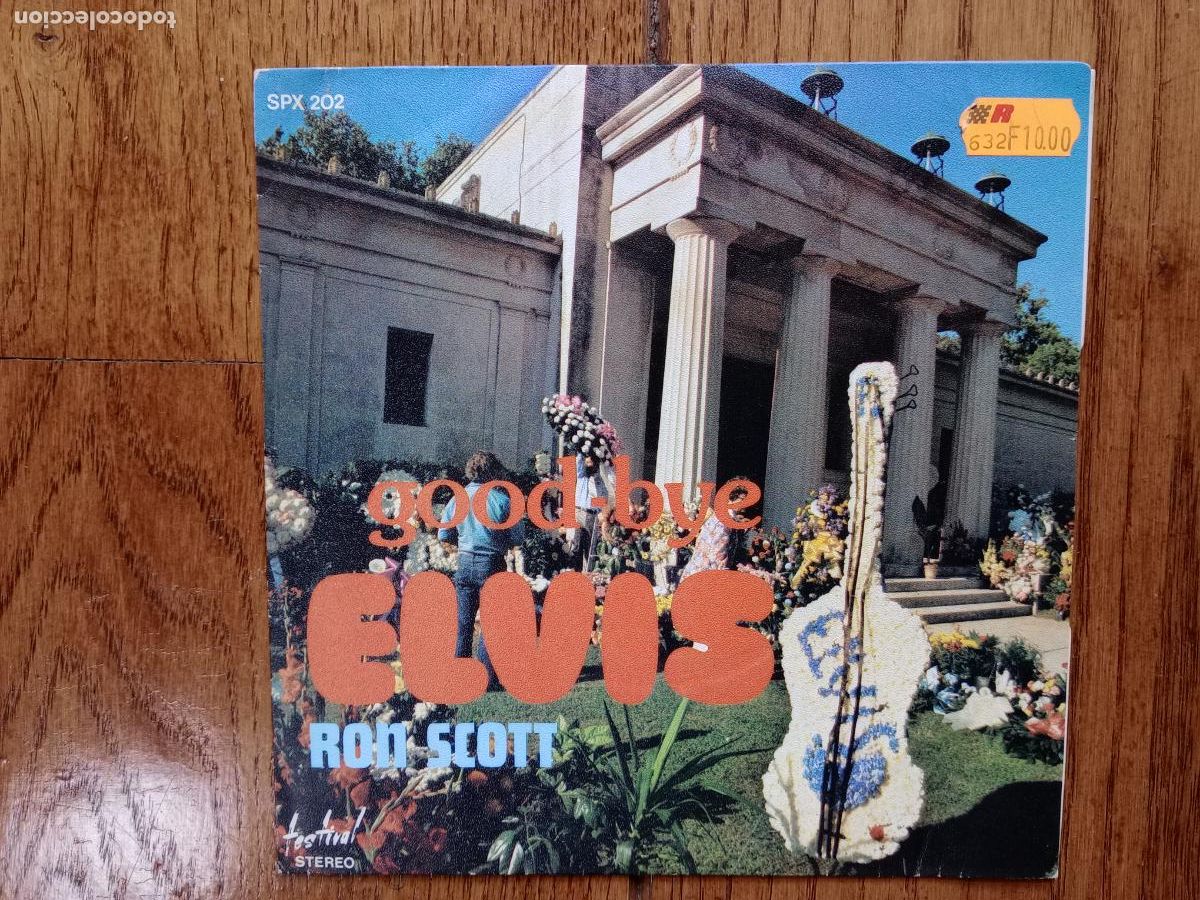 Discos de vinilo: Ron Scott - goodbye Elvis + mrs turner - Foto 1