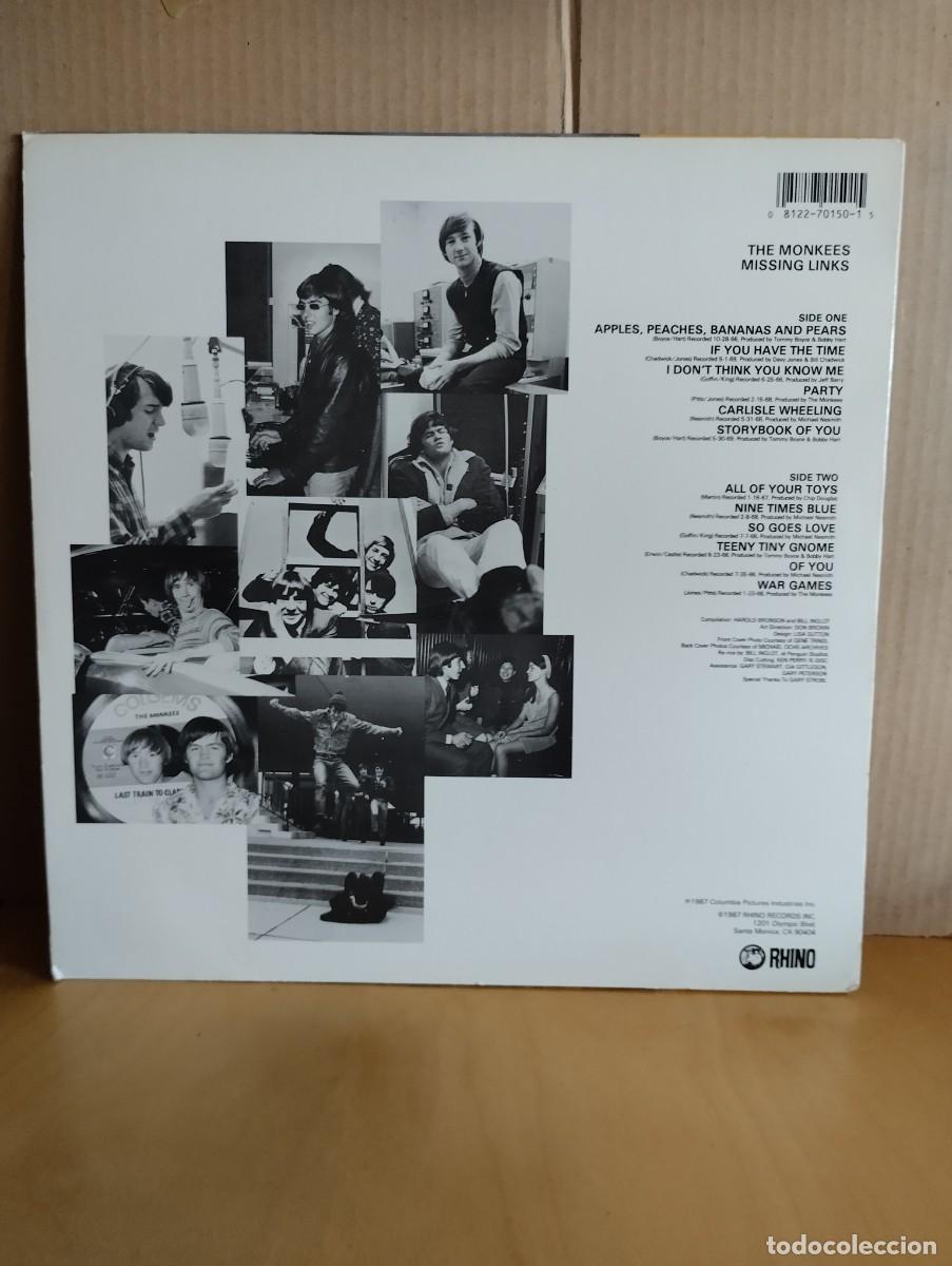 Discos de vinilo: THE MONKEES ----- MISSING LINKS - Foto 2