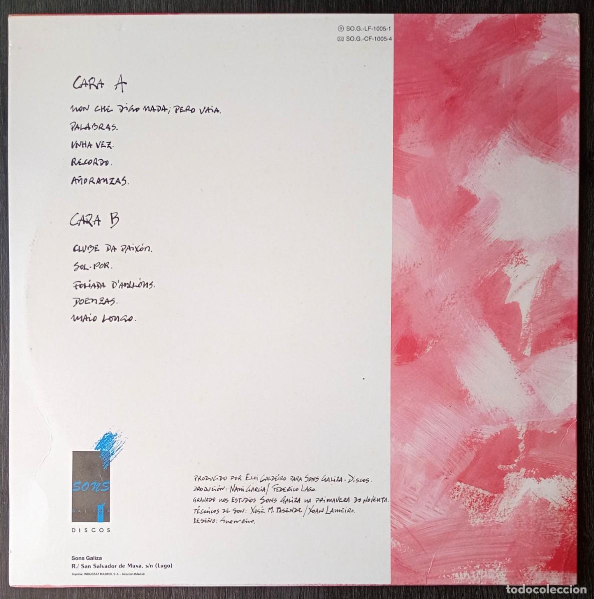 Discos de vinilo: Xocaloma . Rosa de luz - Foto 2