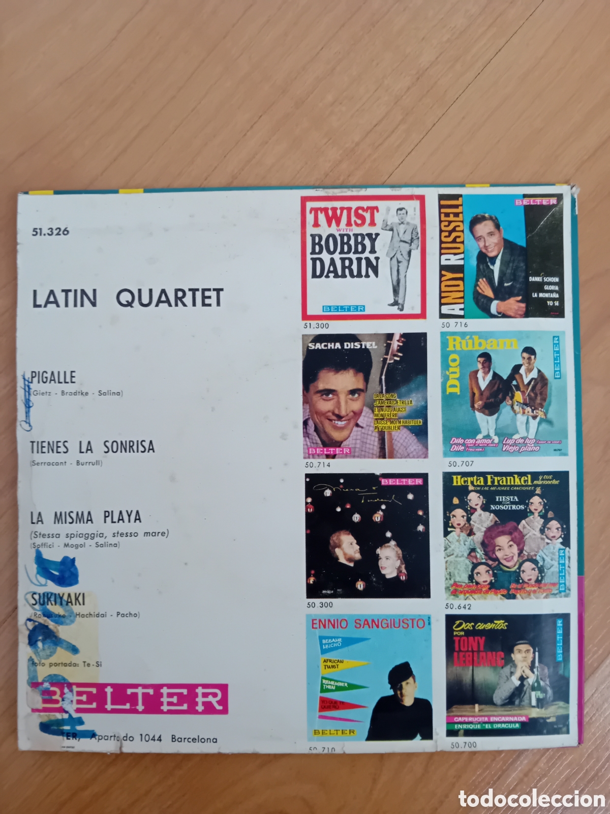 Discos de vinilo: LATIN QUARTET. PIGALLE - Foto 2