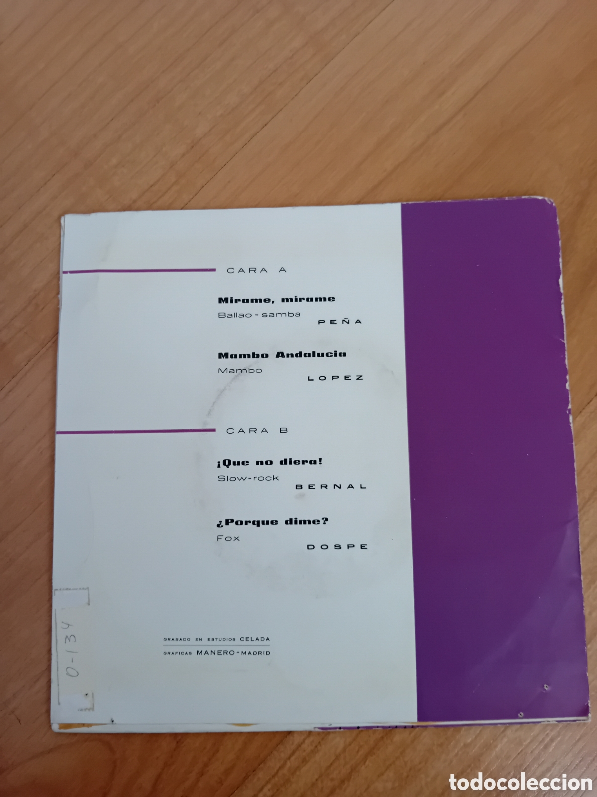 Discos de vinilo: ALFONSO. MIRAME MIRAME - Foto 2