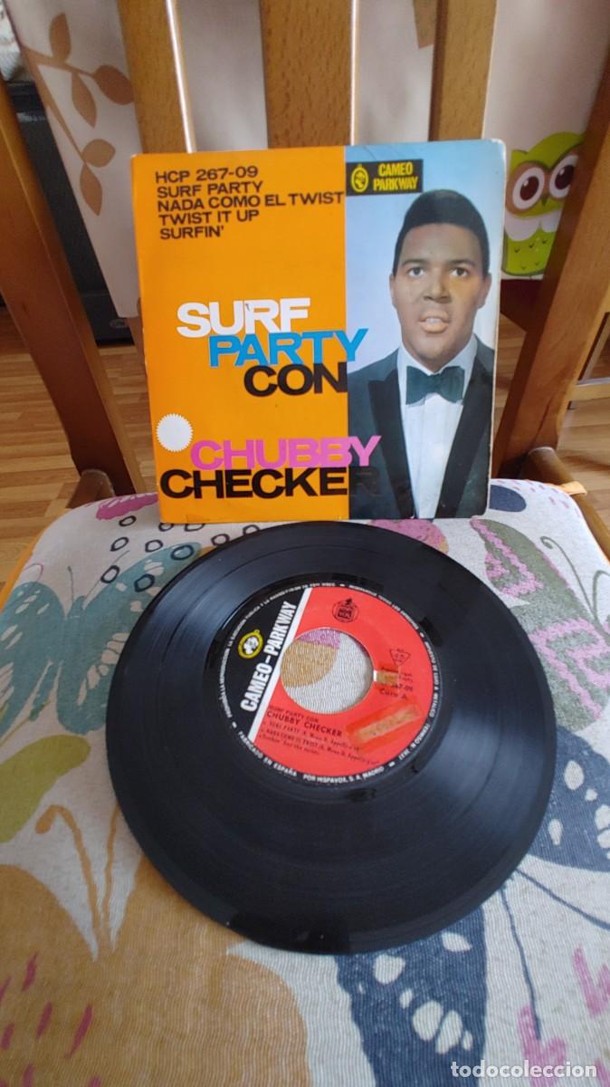 Discos de vinilo: CHUBBY CHECKER-EP SURF PARTY - Foto 1