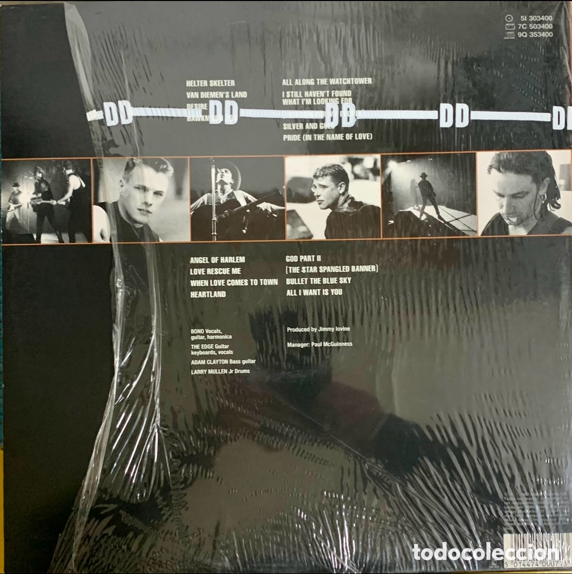 Discos de vinilo: Disco Vinilo 2LP. U2. &ldquo;Rattle and Hum&rdquo;. 1988. - Foto 2