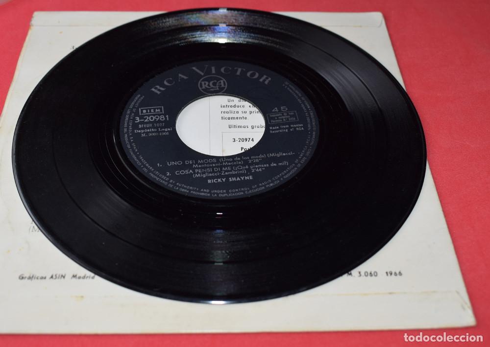 Discos de vinilo: Ricky Shayne &ndash; Uno Dei Mods + 3 - EP RCA 1966 - Foto 4