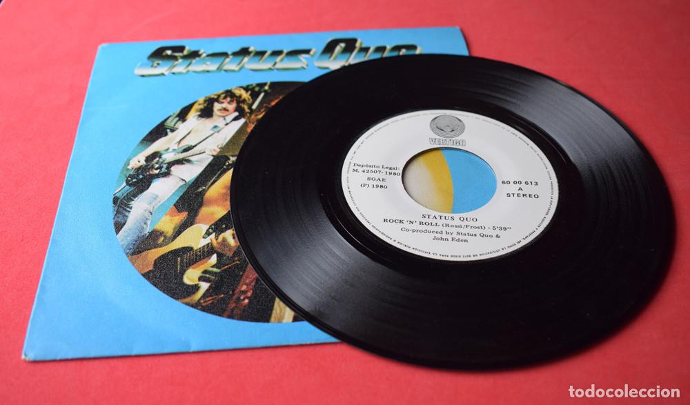 Discos de vinilo: STATUS QUO - ROCKNROLL - SINGLE 1980 - Foto 6