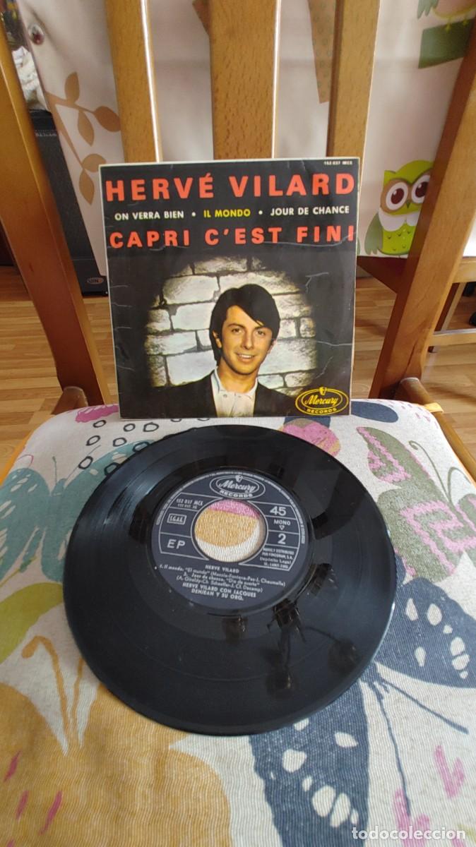 Discos de vinilo: HERVE VILARD-EP CAPRI CEST FINI +3 - Foto 1