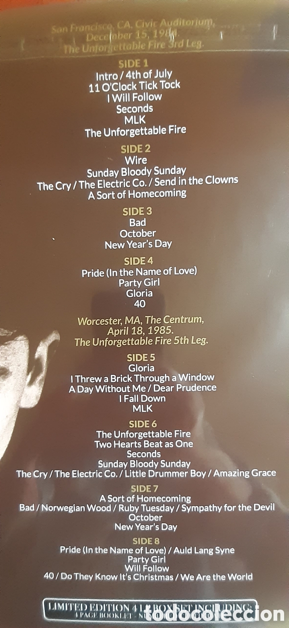 Discos de vinilo: U2 - Deep inside a Cold fire - BoX 4LP - Foto 4