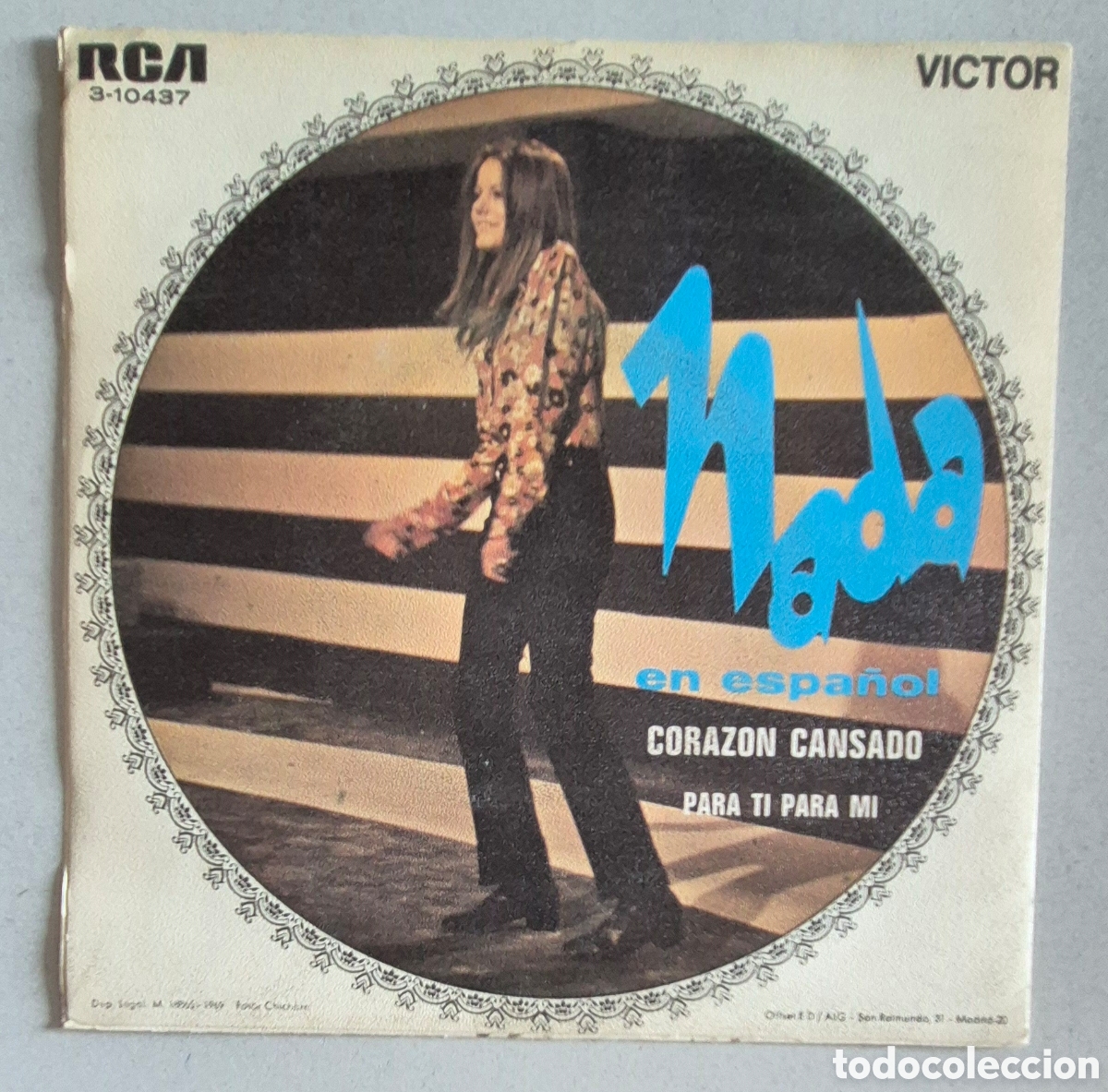Discos de vinilo: SINGLE - NADA - CORAZ&Oacute;N CANSADO - 1969 - Foto 2