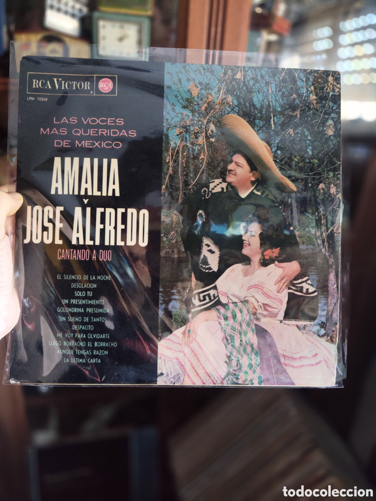 Discos de vinilo: AMALIA Y JOSE ALFREDO CANTANDO A DUO - Foto 1