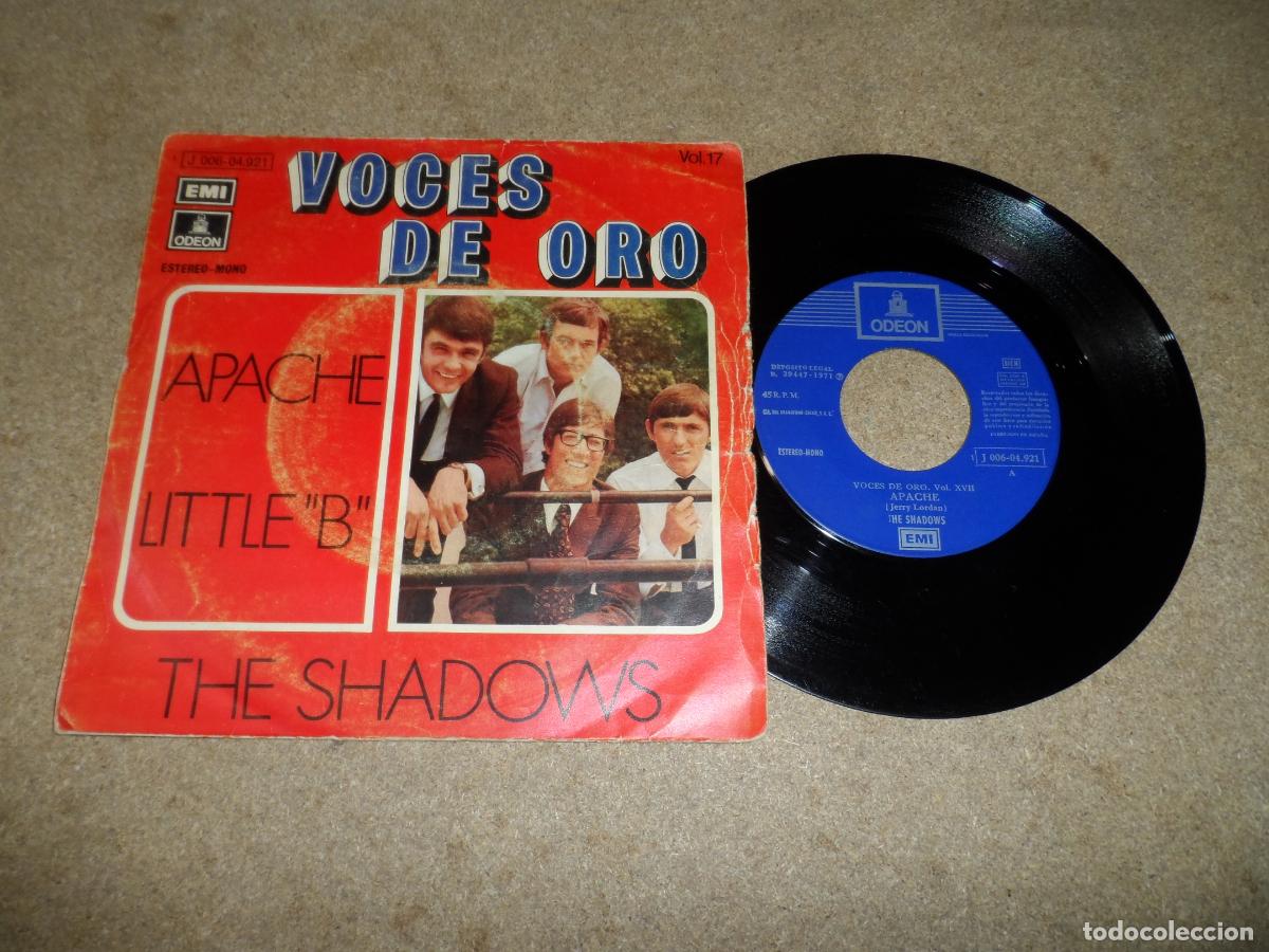 Discos de vinilo: THE SHADOWS (VOCES DE ORO) - APACHE - Foto 1
