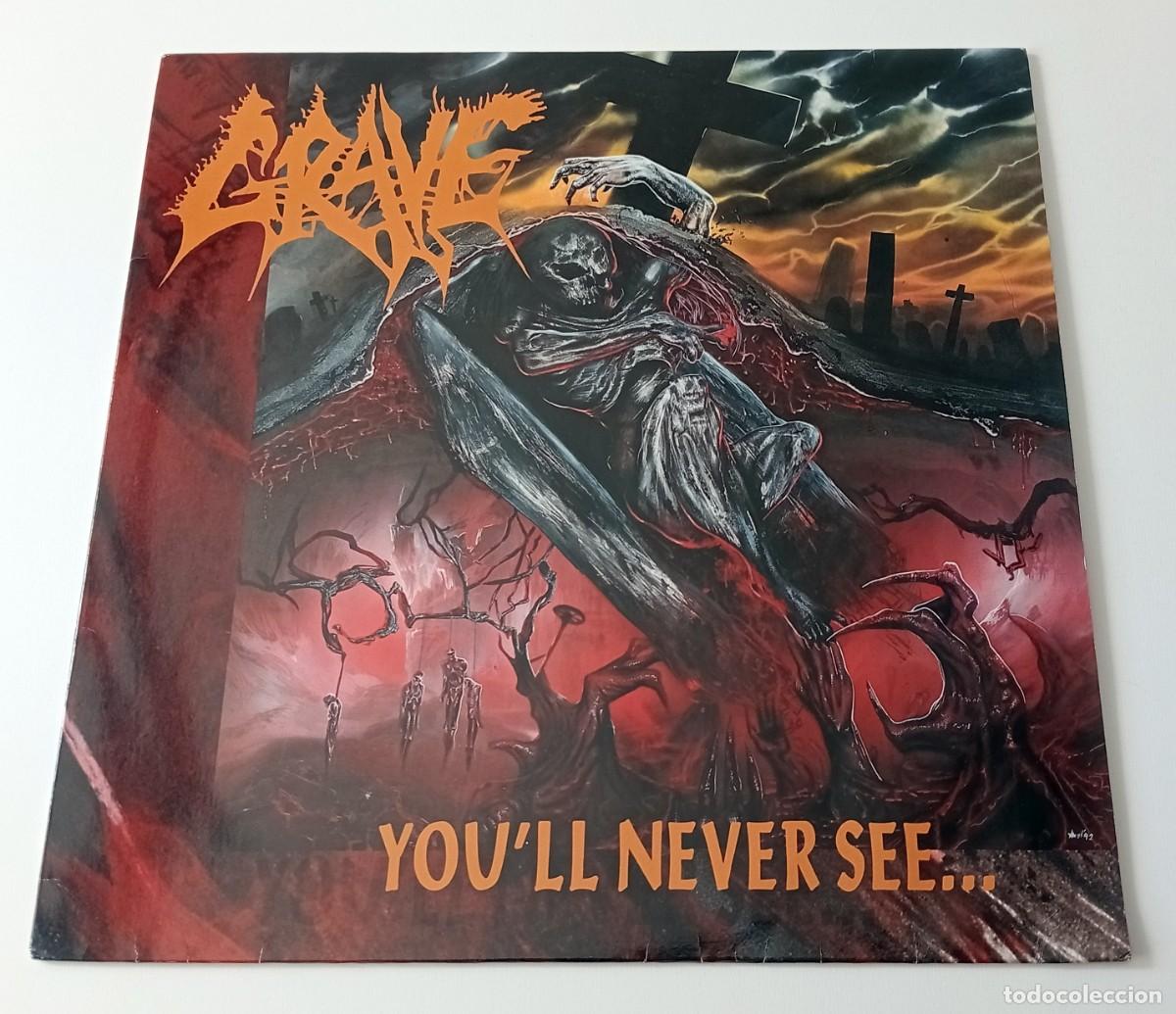 Discos de vinilo: LP GRAVE - YOU&acute;LL NEVER SEE - Foto 1
