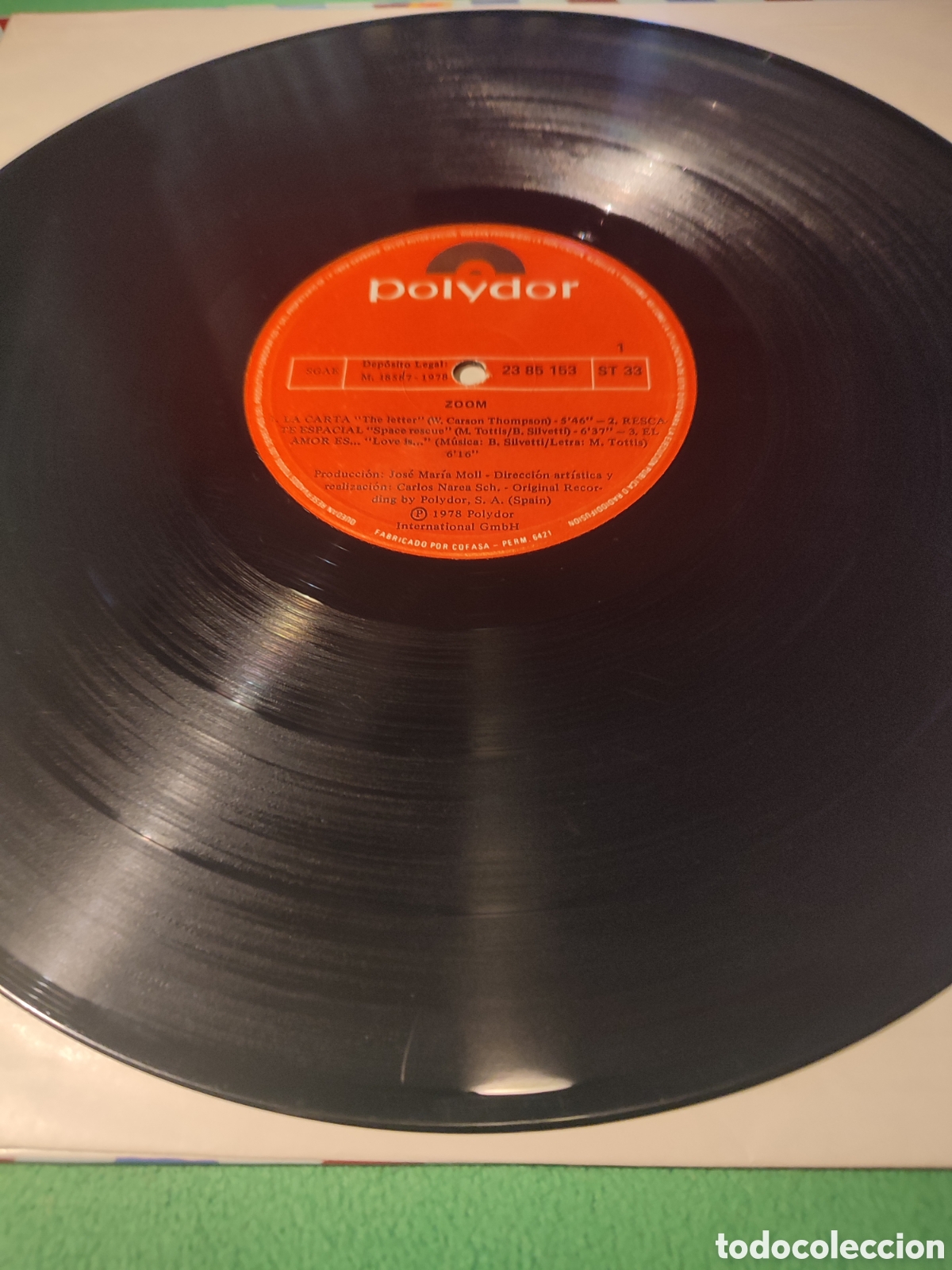 Discos de vinilo: Zoom - Zoom Edici&oacute;n del a&ntilde;o 1978 - Foto 3