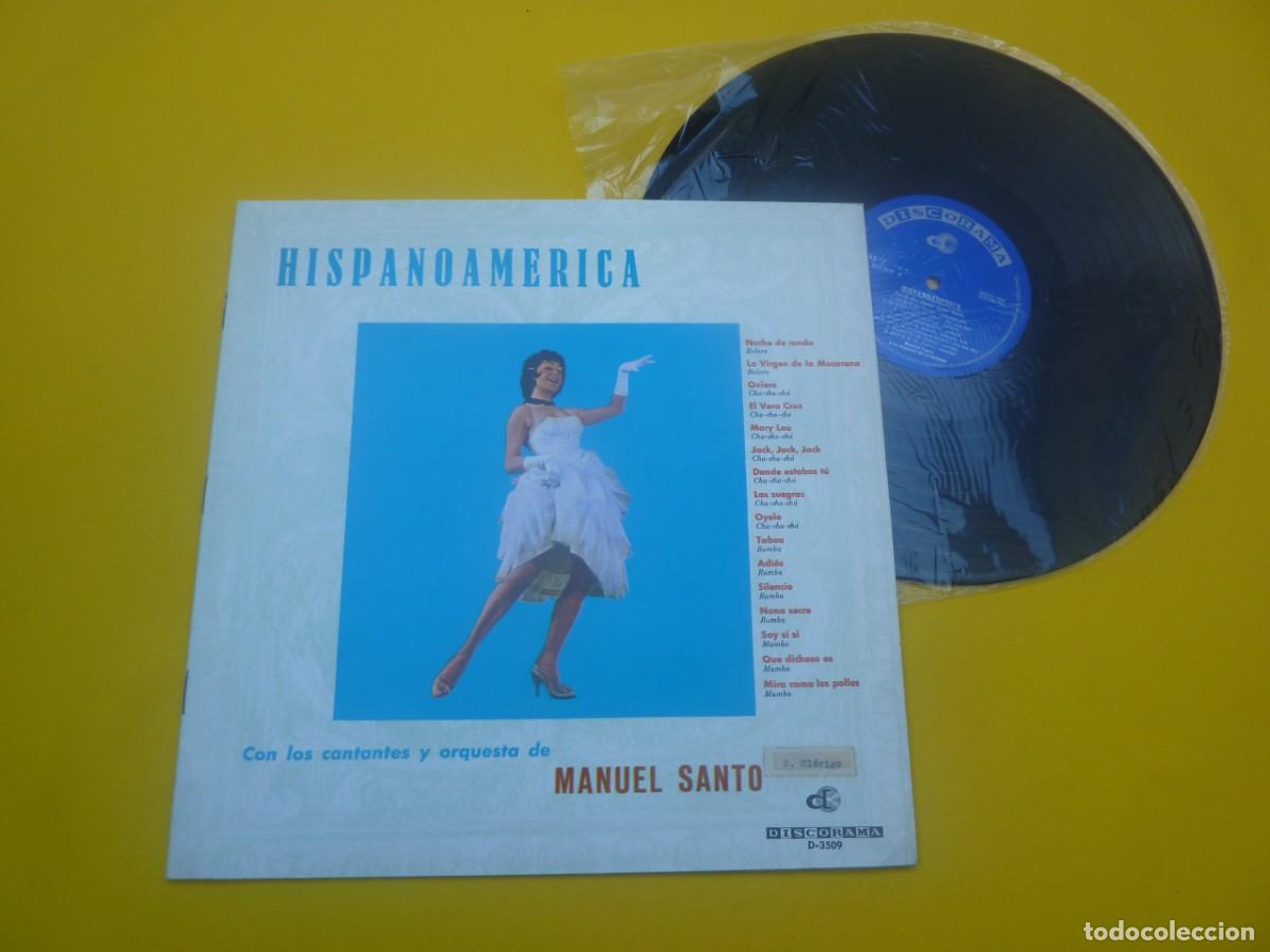 Disques de vinyle: LP MANUEL SANTO - Hispanoamerica - SPAIN Press - M.15.060 (EX+/M-)