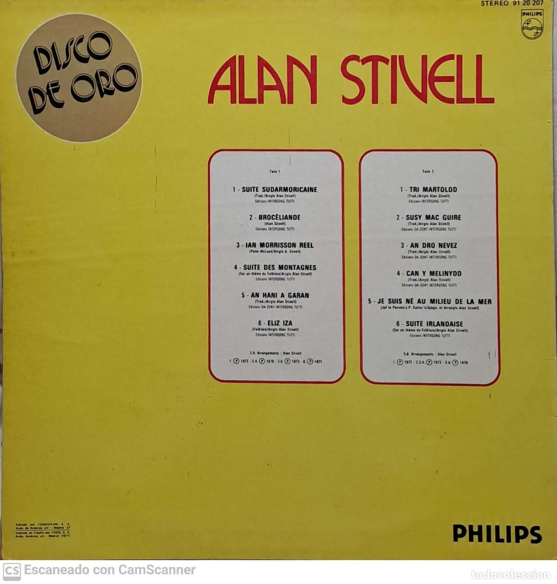 Discos de vinilo: Alan Stivell &lrm;&ndash; Disco De Oro - Foto 2