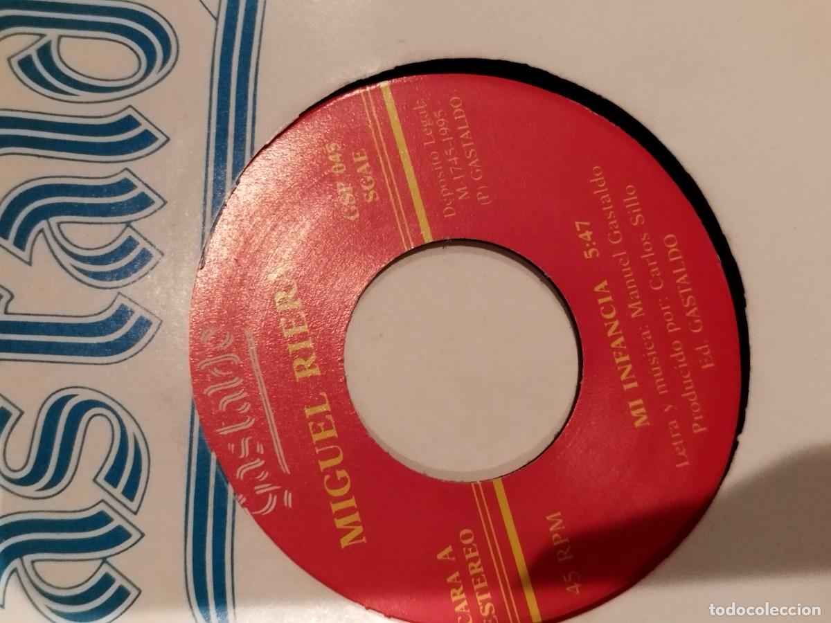 Discos de vinilo: Lote de 2 vinilos de Miguel Riera. Disco 7&rdquo;. - Foto 3