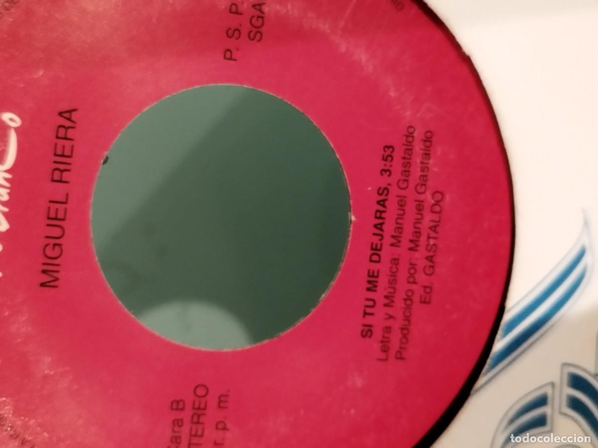 Discos de vinilo: Lote de 2 vinilos de Miguel Riera. Disco 7&rdquo;. - Foto 4