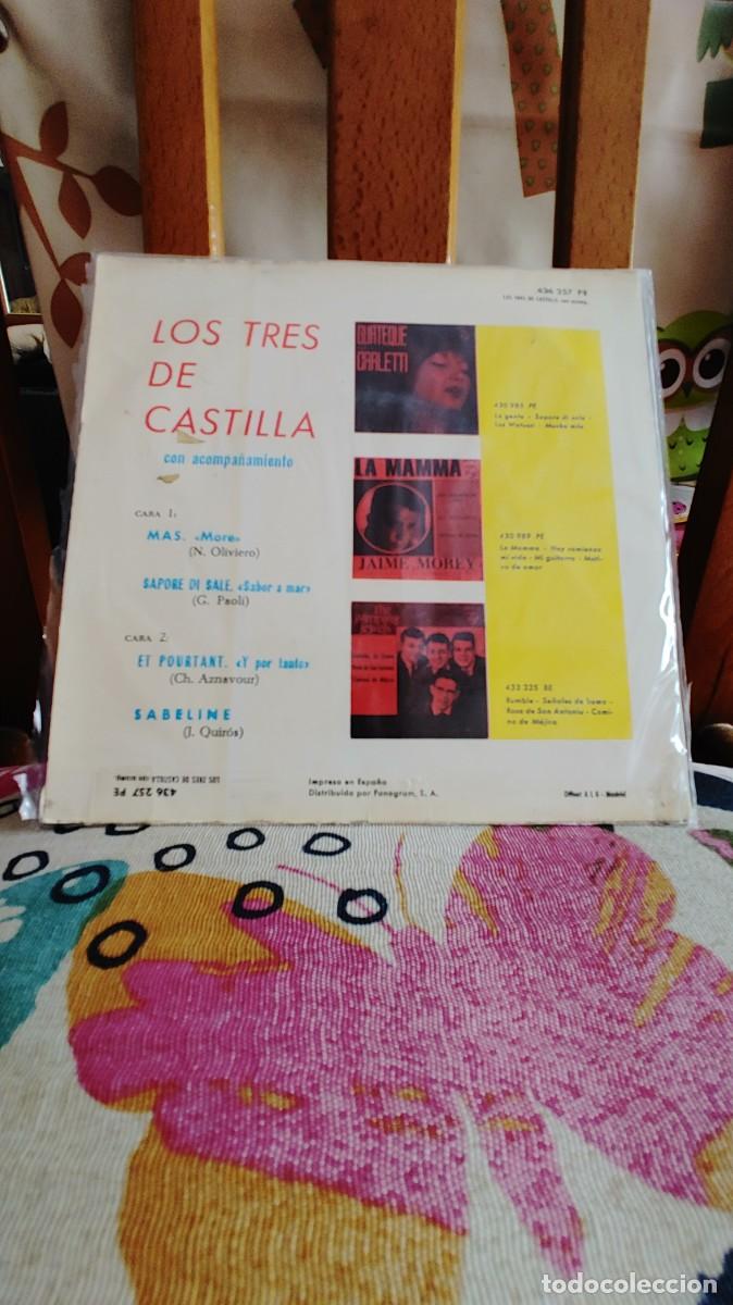 Discos de vinilo: LOS 3 DE CASTILLA-EP MAS +3 - Foto 2
