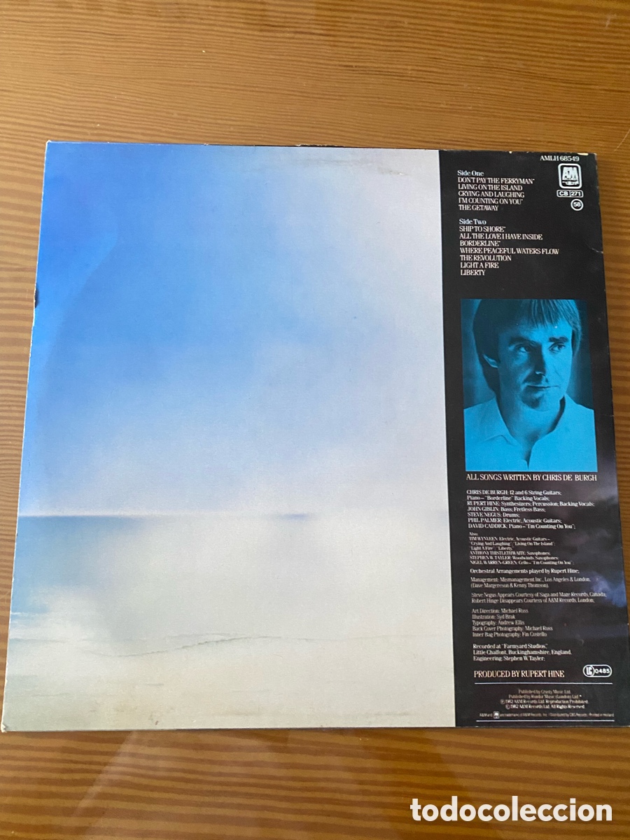 Discos de vinilo: Disco de Vinilo Lp Chris de burgh &ldquo;The Getaway&rdquo; - Foto 2