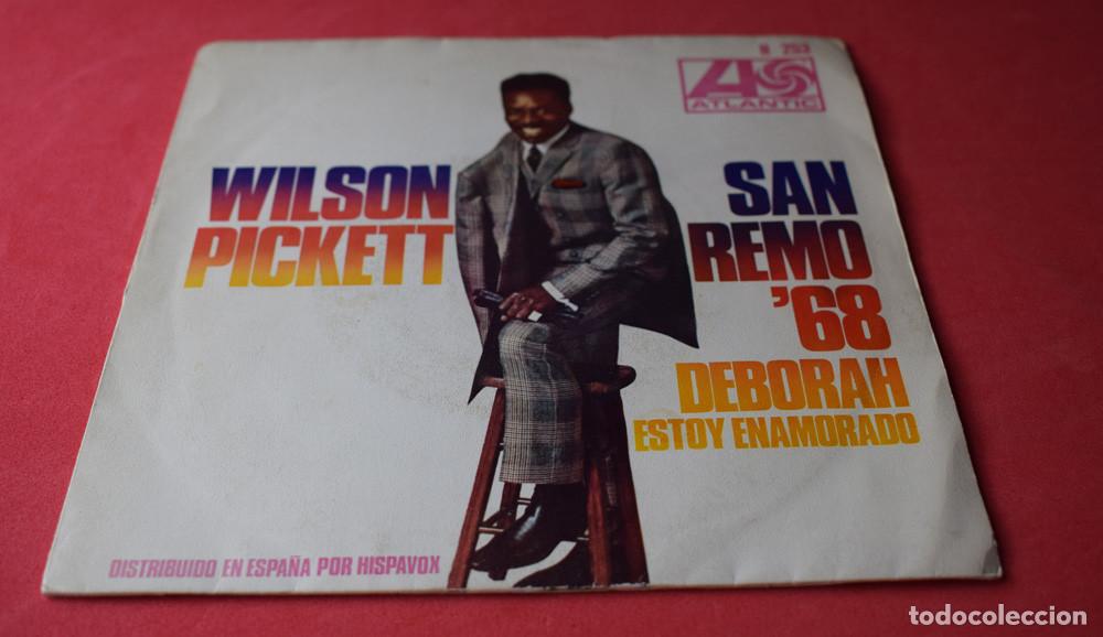 Discos de vinilo: Wilson Pickett &ndash; Deborah - San Remo 68 - SINGLE - Foto 1