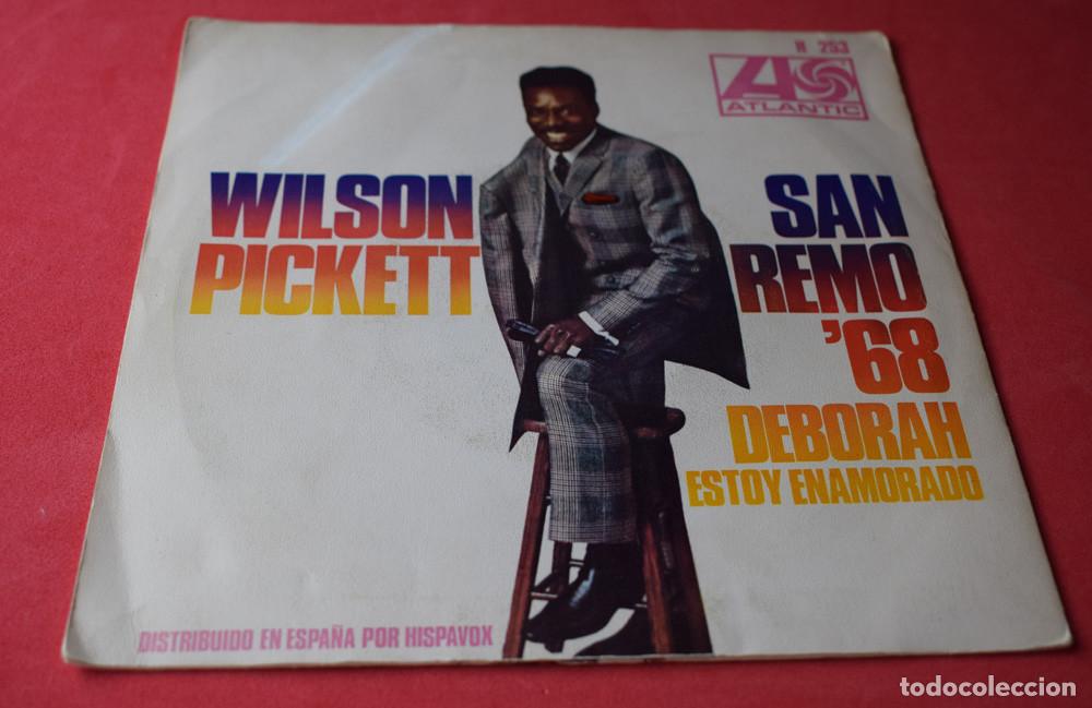 Discos de vinilo: Wilson Pickett &ndash; Deborah - San Remo 68 - SINGLE - Foto 3