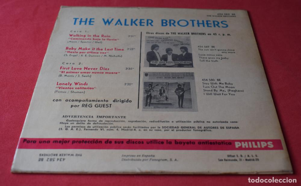 Discos de vinilo: The Walker Brothers &ndash; Walking in the rain + 3 - ep - Foto 4