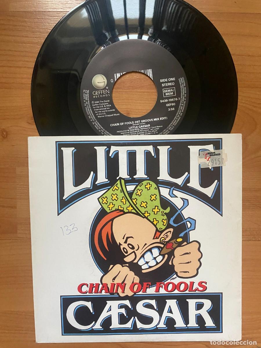Discos de vinilo: LITTLE CAESAR &rdquo;Chain of fools&rdquo; 1990 - Foto 1