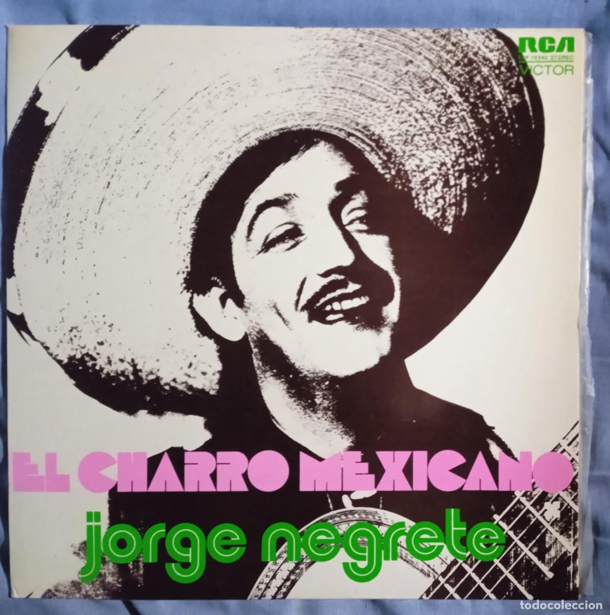 Discos de vinilo: JORGE NEGRETE - EL CHARRO MEXICANO - 1973 - Foto 1