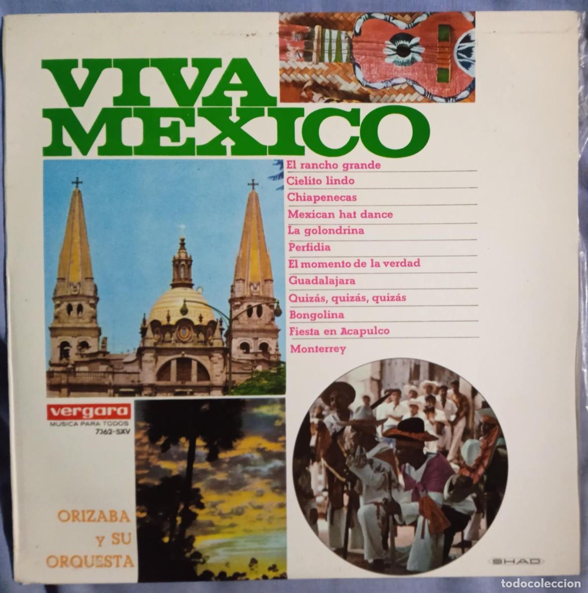 Discos de vinilo: VIVA MEXICO - ORIZABA Y SU ORQUESTA - Foto 1