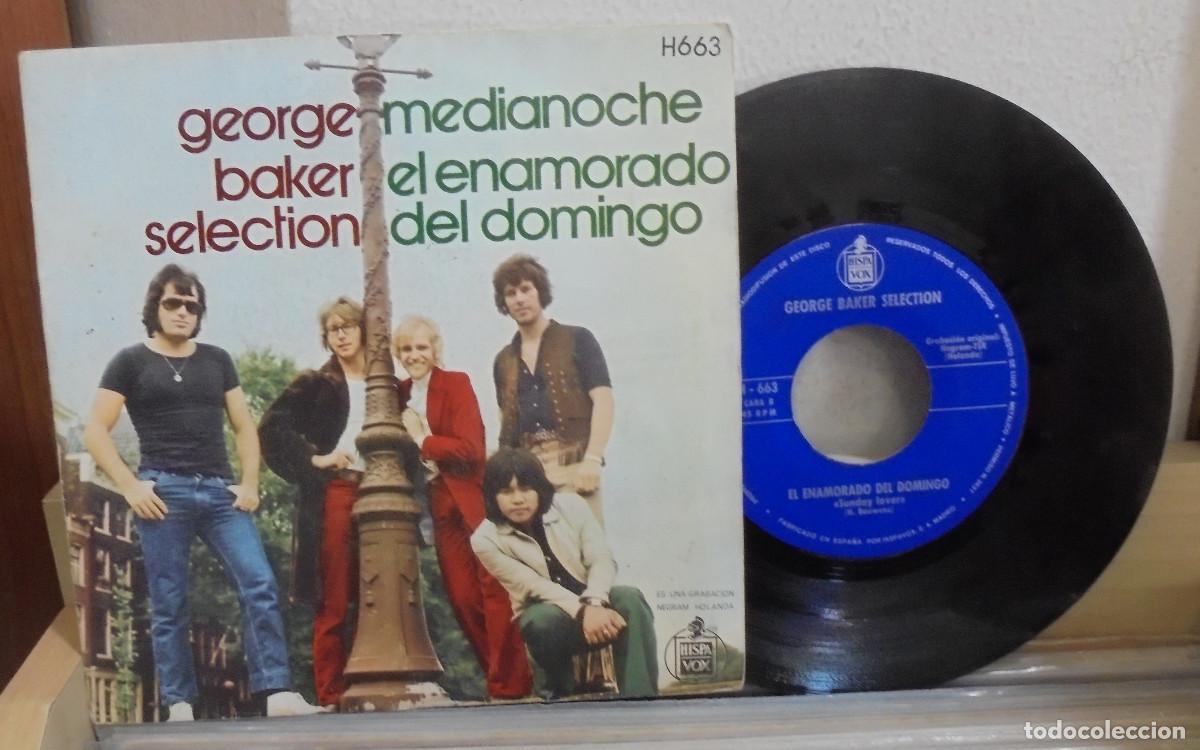 Discos de vinilo: George Baker Selection. Midnight / Sunday Lover. Hispavox 1970 -- Single - Foto 1
