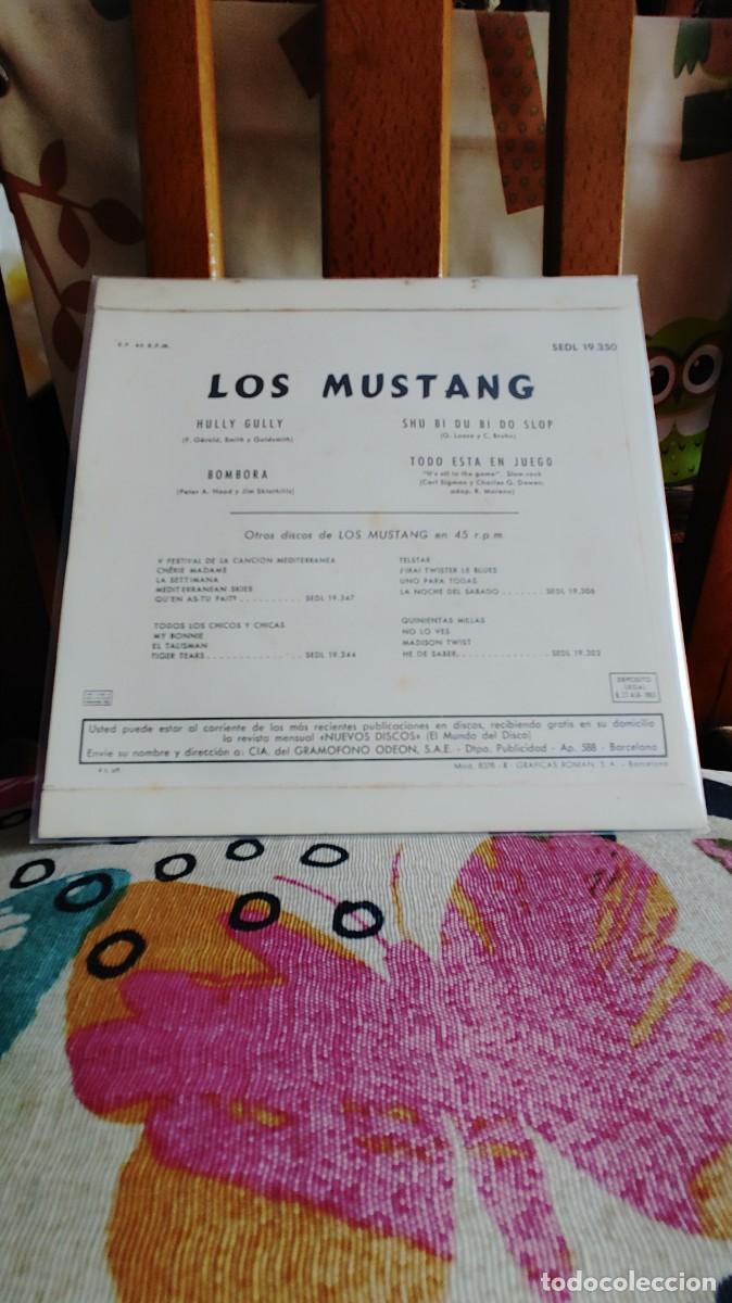Discos de vinilo: LOS MUSTANG-EP HULLY GULLY +3-NUEVO - Foto 2