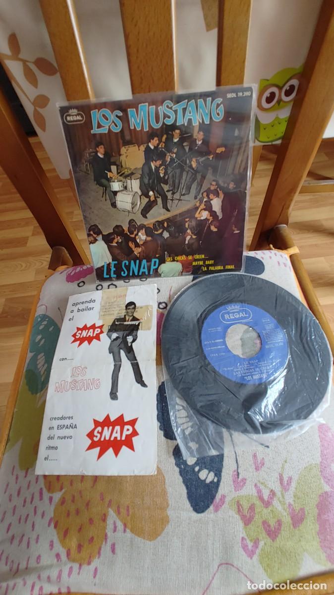 Discos de vinilo: LOS MUSTANG-EP LE SNAP +3 - Foto 1
