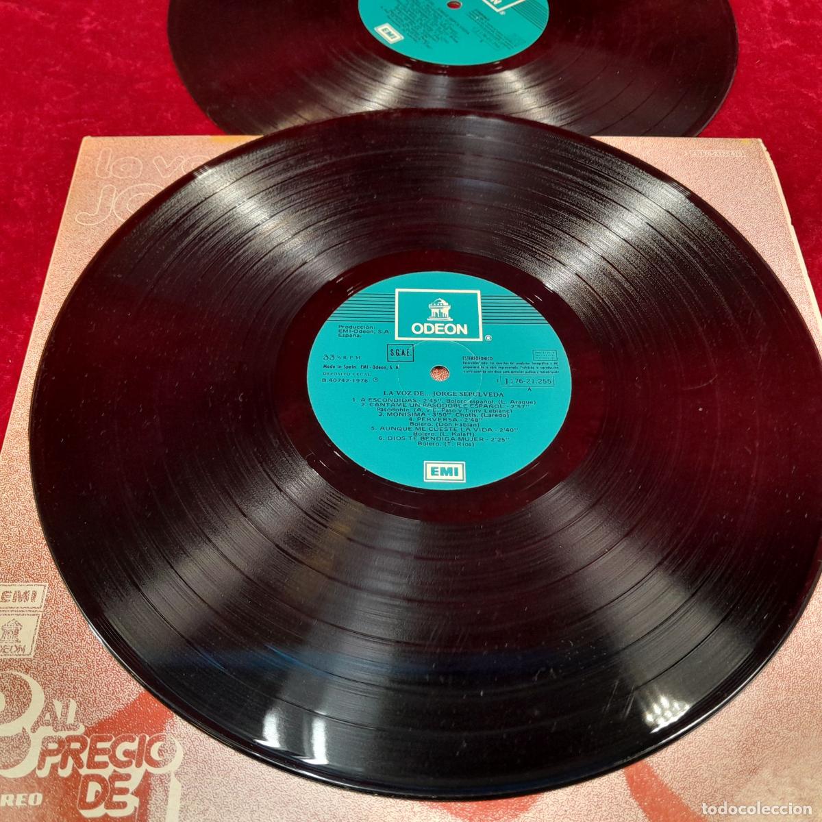 Discos de vinilo: D-681. LP DISCO DE VINILO. LA VOZ DE JORGE SEPULVEDA. EMI-ODEON - Foto 3