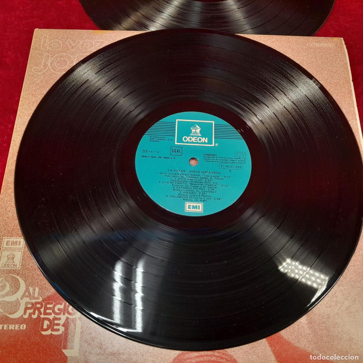 Discos de vinilo: D-681. LP DISCO DE VINILO. LA VOZ DE JORGE SEPULVEDA. EMI-ODEON - Foto 4