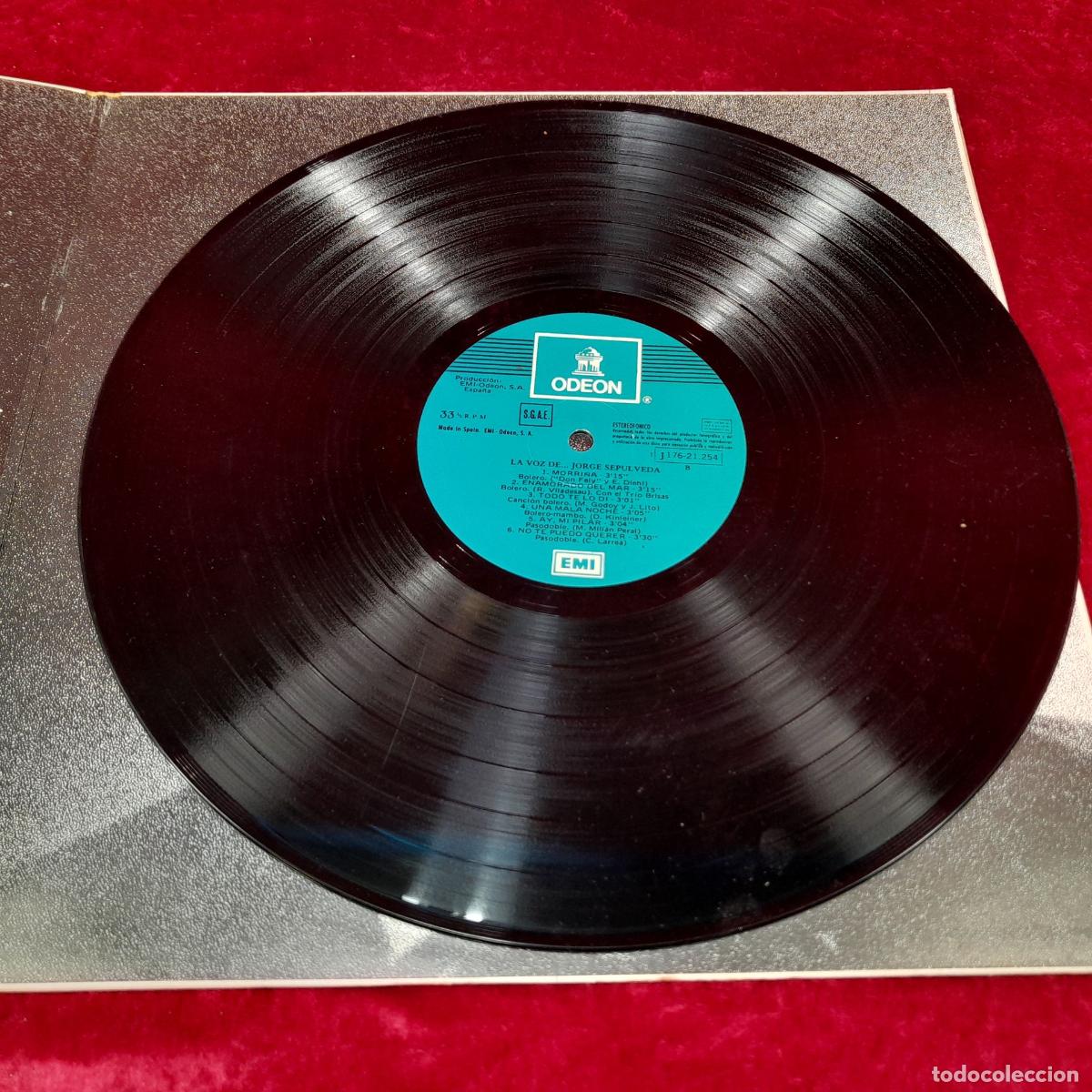Discos de vinilo: D-681. LP DISCO DE VINILO. LA VOZ DE JORGE SEPULVEDA. EMI-ODEON - Foto 5