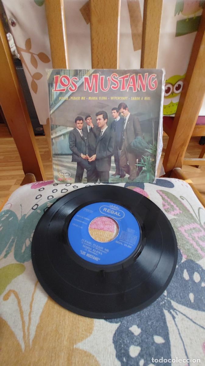 Discos de vinilo: LOS MUSTANG-EP PLEASE PLEASE ME +3 - Foto 1