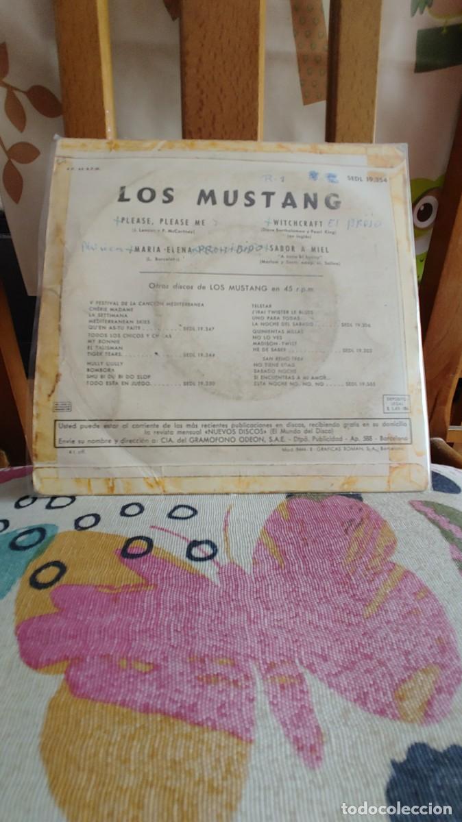 Discos de vinilo: LOS MUSTANG-EP PLEASE PLEASE ME +3 - Foto 2