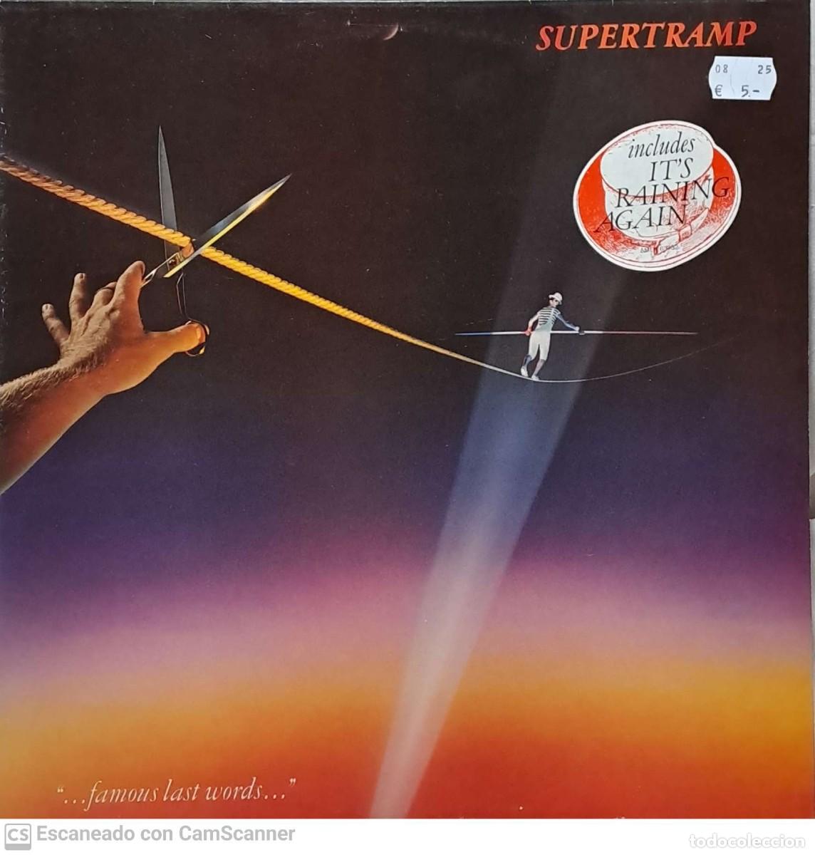 Discos de vinilo: Supertramp &lrm;&ndash; &rdquo;...Famous Last Words...&rdquo; - Foto 1