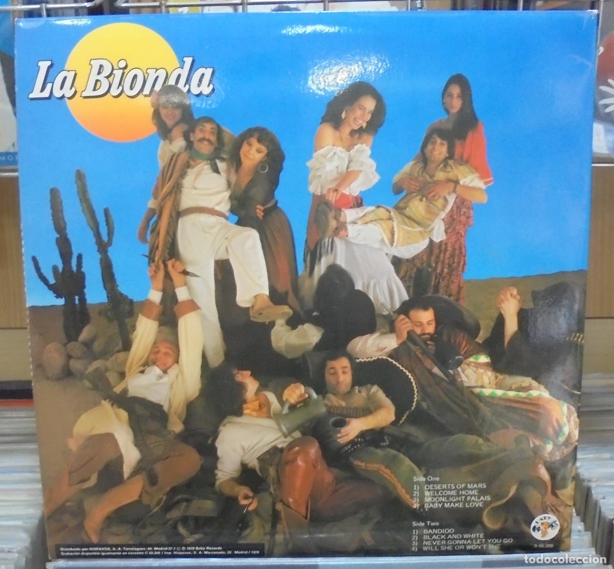 Discos de vinilo: La Bionda. Bandido. Hispavox 1979 -- LP - Foto 2