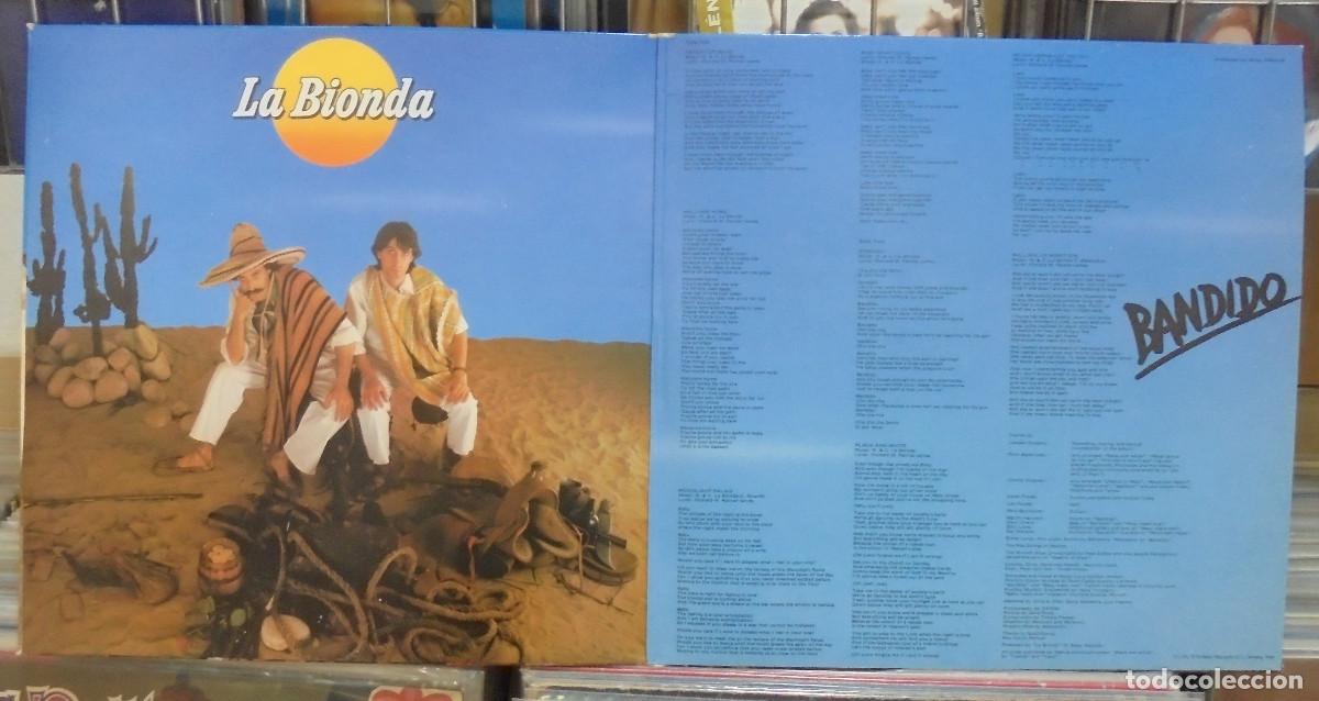 Discos de vinilo: La Bionda. Bandido. Hispavox 1979 -- LP - Foto 3