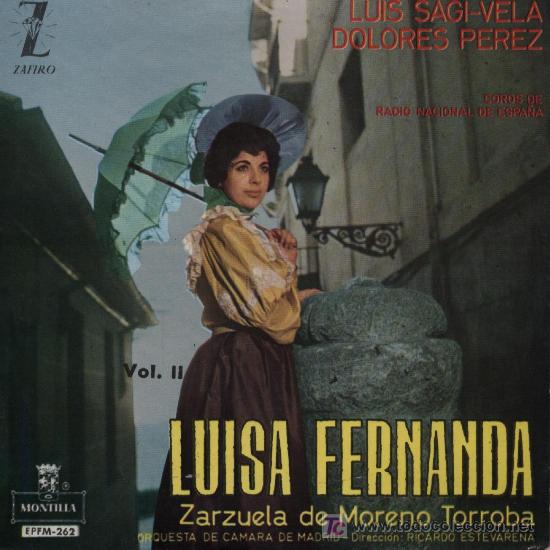 Discos de vinilo: LUIS SAGIVELA - Luisa Fernanda - Foto 1