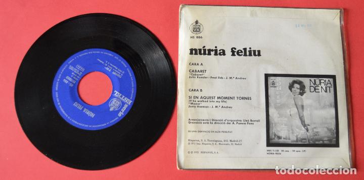 Discos de vinilo: NURIA FELIU - CABARET - SINGLE - Foto 2