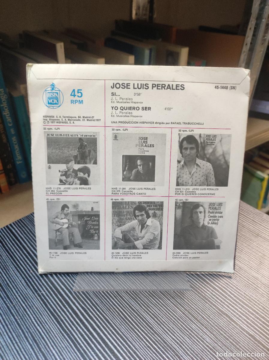 Discos de vinilo: Jos&eacute; Luis Perales &ndash; Si... - Foto 2