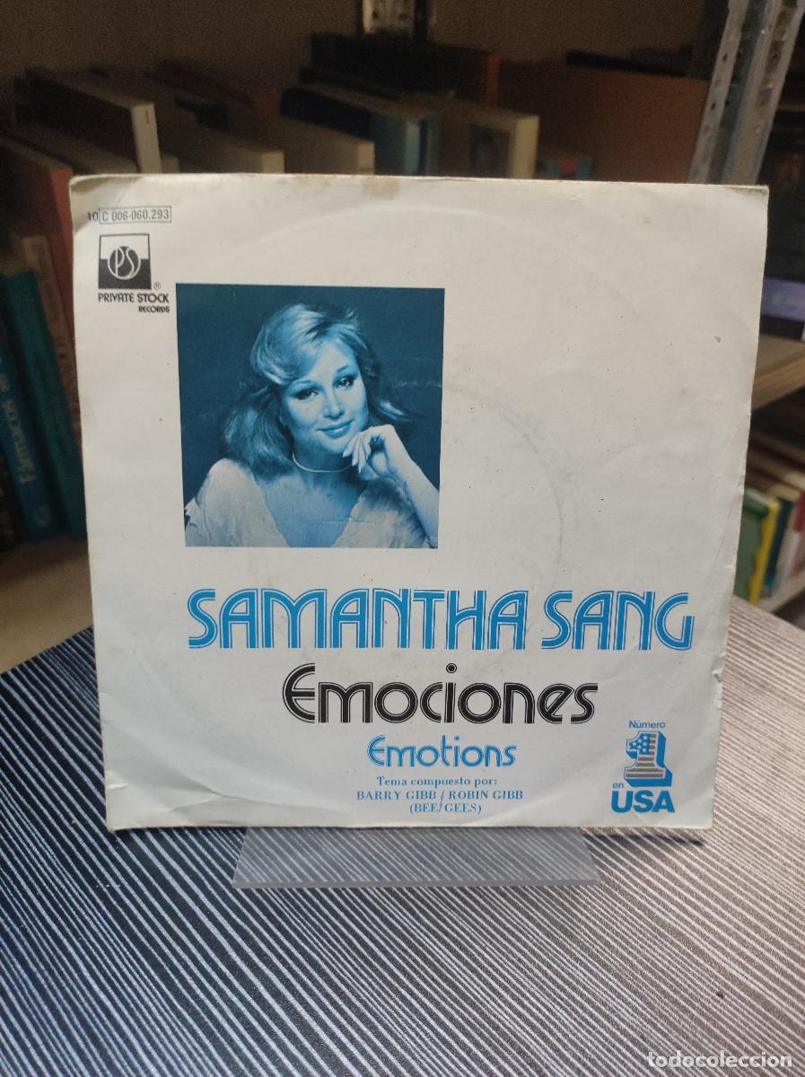 Discos de vinilo: Samantha Sang &ndash; Emociones = Emotions - Foto 1