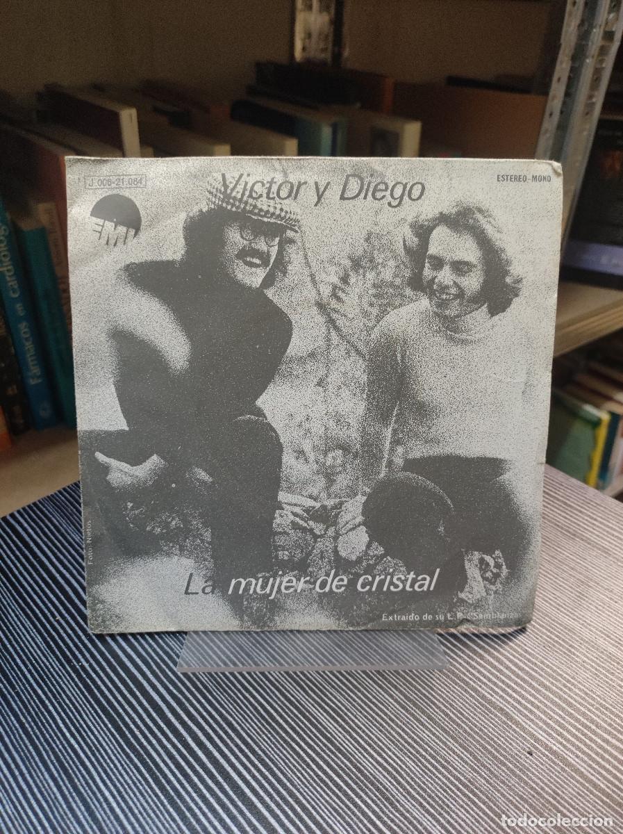 Discos de vinilo: V&iacute;ctor Y Diego &ndash; La Mujer De Cristal - Foto 1