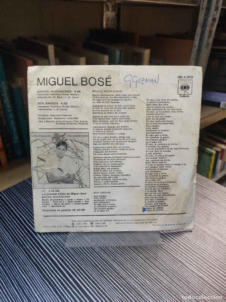 Discos de vinilo: Miguel Bos&eacute; &ndash; Bravo Muchachos - Foto 2