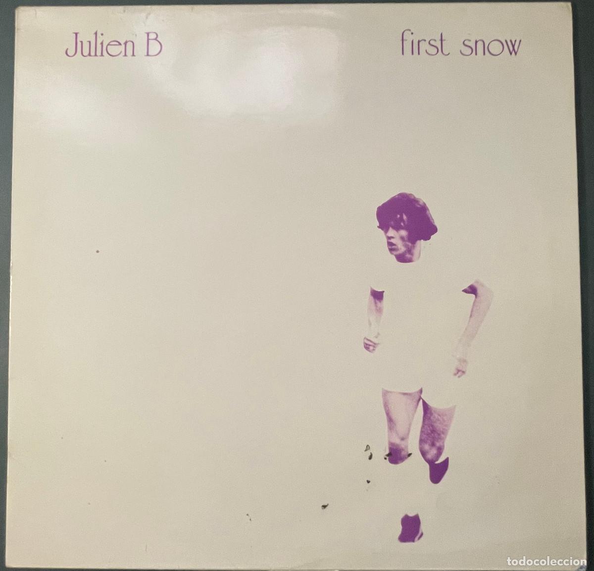 Discos de vinilo: JULIEN B / FIRST SNOW (LP TELEX 1981) GERMANY - Foto 1