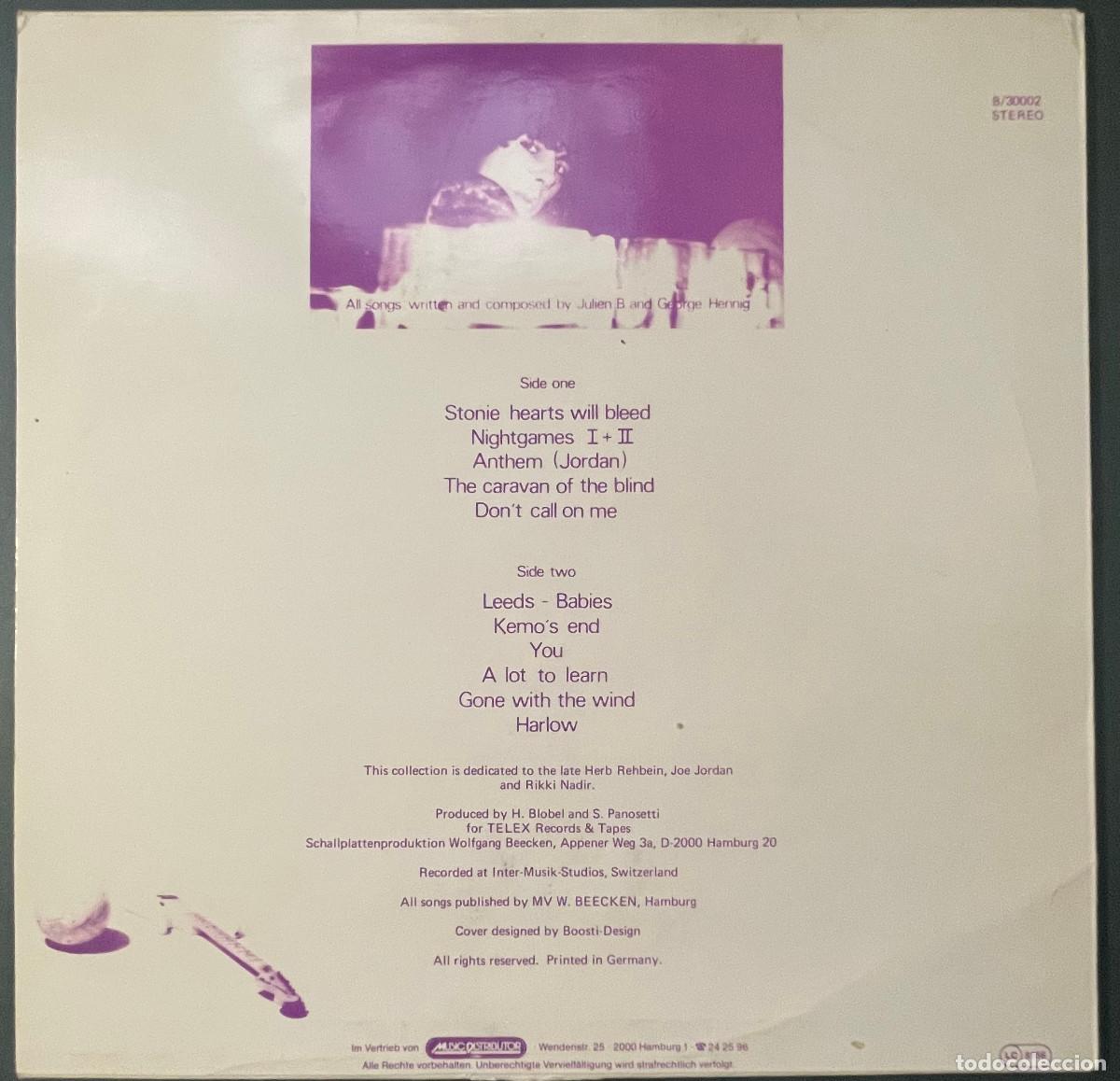 Discos de vinilo: JULIEN B / FIRST SNOW (LP TELEX 1981) GERMANY - Foto 2