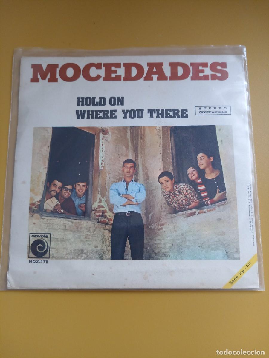 Discos de vinilo: Mocedades - Hold on / Where You there 1972 - Foto 2
