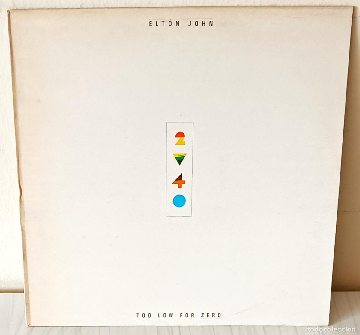Discos de vinilo: ELTON JOHN - TOO LOW FOR ZERO THE ROCKET - 1983 - Foto 1