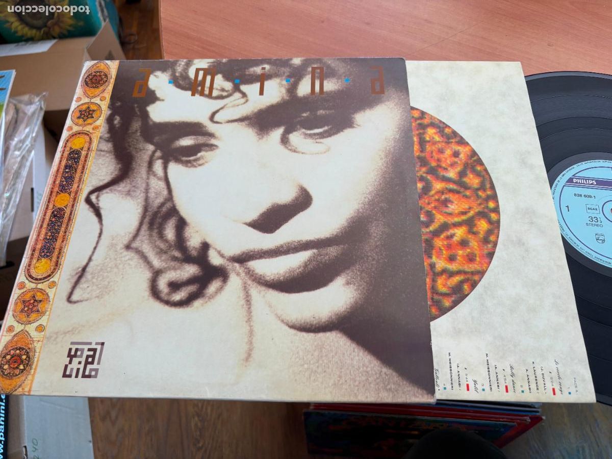 Discos de vinilo: AMINA (YALIL) LP ESPA&Ntilde;A (B-53) - Foto 1